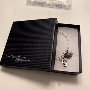 Alex and Ani Horse Saddle Charm Bangle